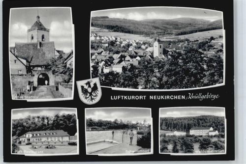 Neukirchen Stadttor Schwimmbad Sanatorium Restaurant