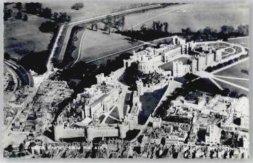 Windsor Schloss Fliegeraufnahme Feld Baum