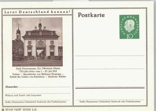 Heusenstamm Tor Straße Auto