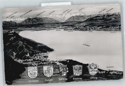 Dießen Wappen , Panorama
