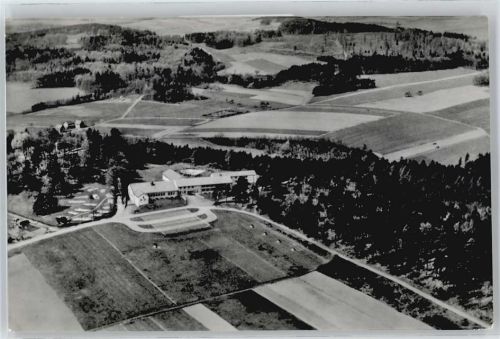 Gladenbach Fliegeraufnahme, Postgewerkschaftsheim, Erholungsheim Haus Blankenstein