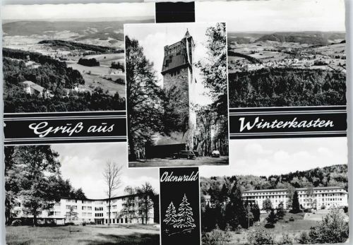 Winterkasten Auto Panorama Berg