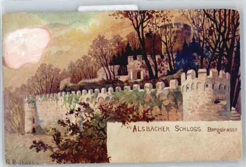Alsbach Alsbacher Schloss, Bergstraße