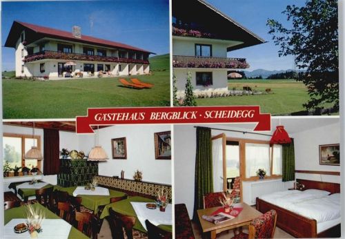 Scheidegg Gästehaus Bergblick