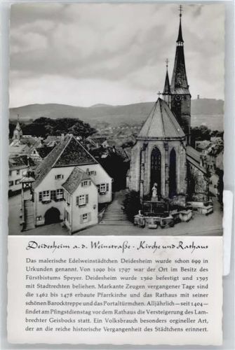 Deidesheim Kirche, Rathaus