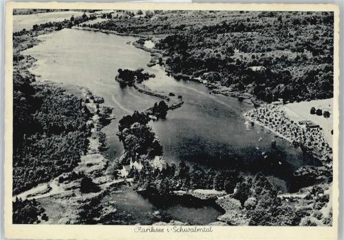 Amern Fliegeraufnahme See Restaurant Insel-Schlößchen