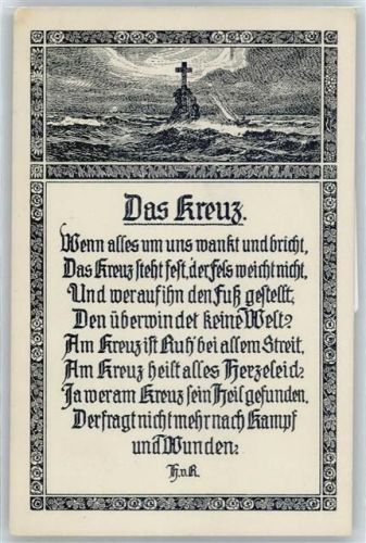 1924 Das Kreuz Christl. Propaganda WK I