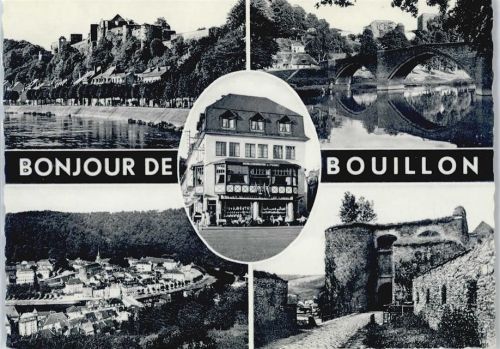 Bouillon Fluss Brücke Burg