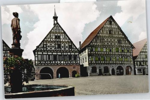 Dornstetten Marktplatz Brunnen