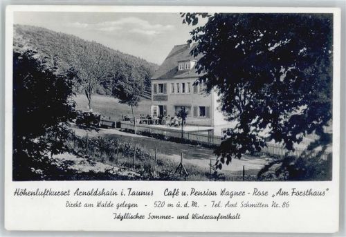 Arnoldshain Café, Pension Wagner-Rose Am Forsthaus