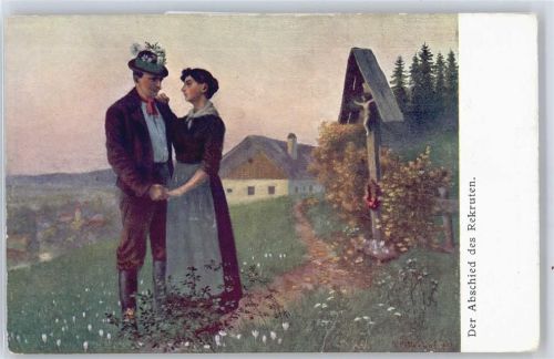 R.Ritterhof , Abschied des Rekruten AKU1