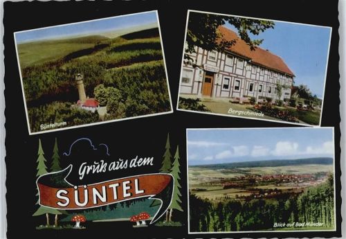 Bad Münder Gaststätte, Pension Bergschmiede, Süntelturm