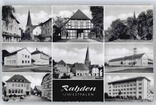 Rahden Kirche Marktplatz Auto
