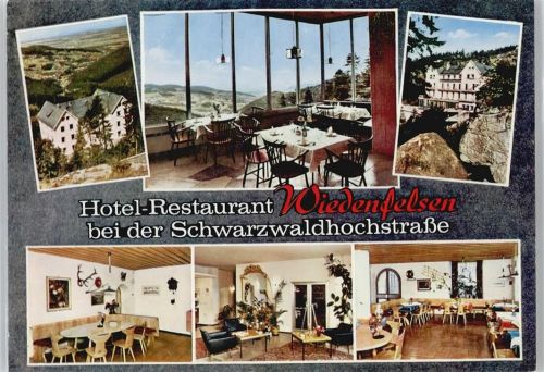 77815 W7580 Sand , Schwarzwaldhochstr - Hotel, Restaurant Wiedenfelsen