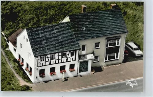 Waldmühle Fliegeraufnahme, Hotel-Pension Tritz