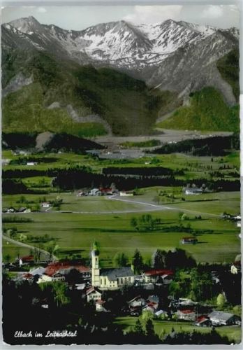 Elbach Blick auf Jägerkamp und Alpspitz