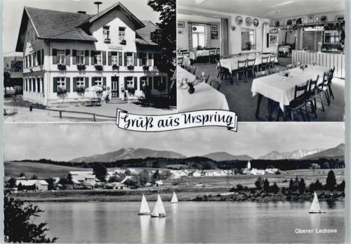 Urspring Gasthaus drei Mohren Panorama See