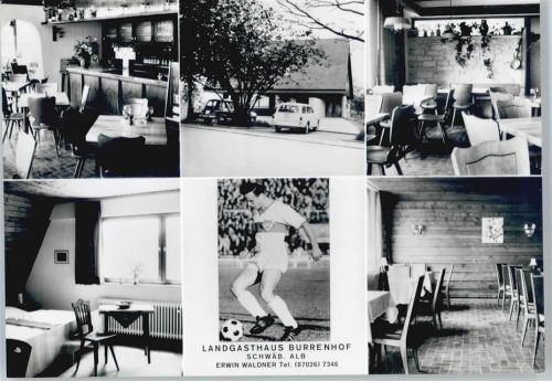 Neuffen Landgasthaus Burrenhof, Fußballspieler Erwin Waldner
