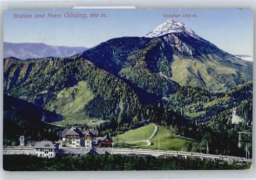Gösing Station und Hotel Gösing, Vorstandssitzung SAV 20.10.1972