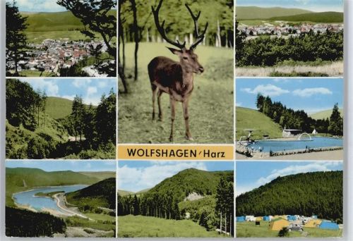 Wolfshagen Schwimmbad Camping Panorama