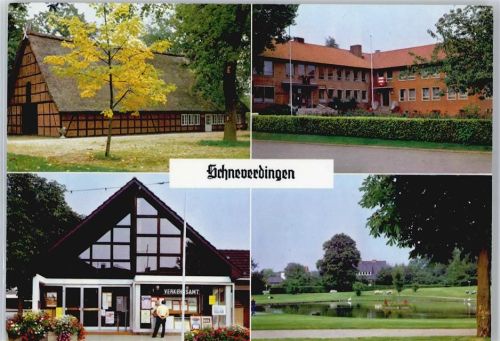 Schneverdingen Heimatshaus De Theeshof, Rathaus, Verkehrsamt, Südpark