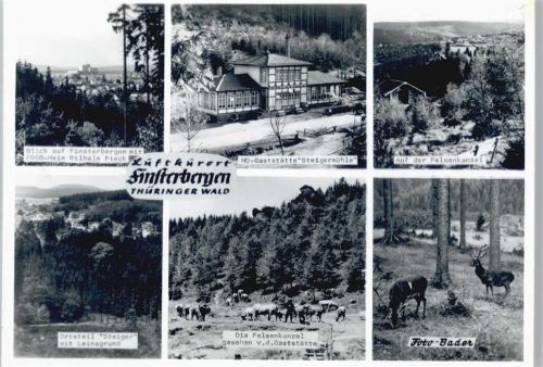 Finsterbergen Gesamtansicht, HO-Gaststätte Steigermüh
