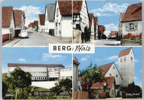 Berg Fachwerkm Kirche, Schule, Reisigstrasse