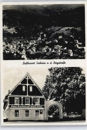 Seeheim-Jugenheim Hotel-Restaurant zum Löwen Bes. Herm. Wolf