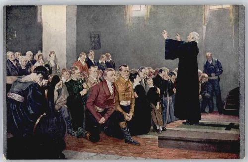 A.Kampf , Einsegnung von Freiwilligen