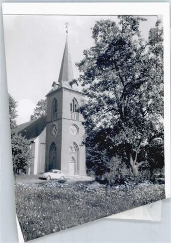 Otterstedt Foto mit Negativ, Kirche