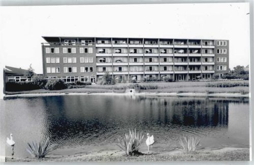 Lilienthal Foto mit Negativ, Krankenhaus