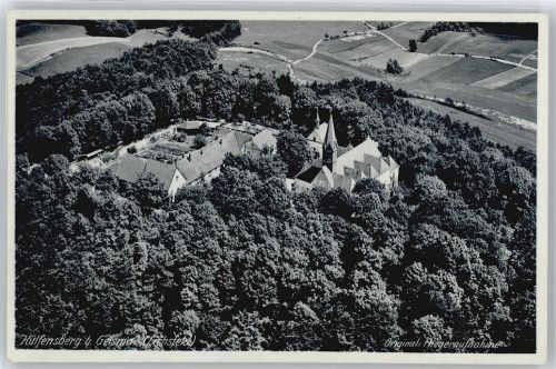 Hülfensberg Fliegeraufnahme, Wallfahrtskirche