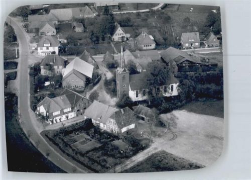 Otterstedt Foto, Fliegeraufnahme, Kirche