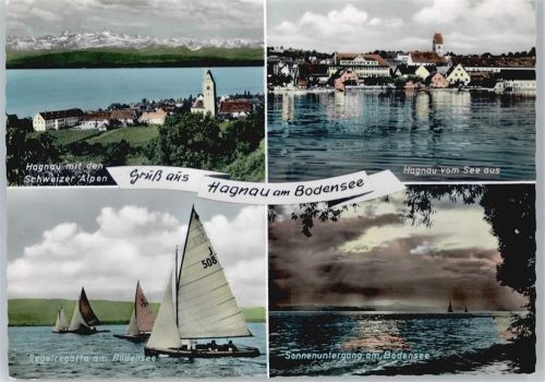 Hagnau Segelboot, Schweizer Alpen