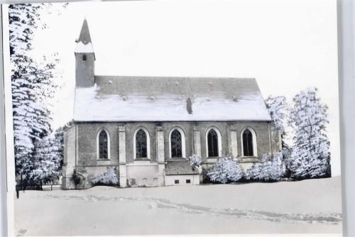 Lilienthal Foto mit Negativ, Kirche