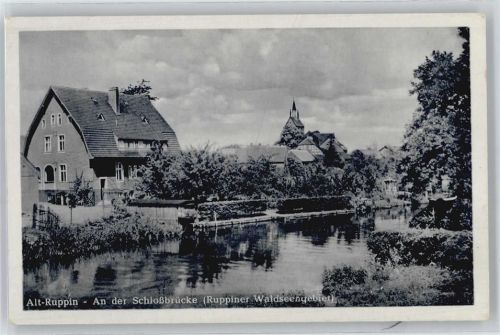 Neuruppin An der Schloßbrücke, Alt-Ruppin