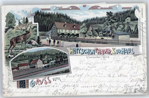 Lautenthal Hüttschenthaler Kurhaus, bahnhof