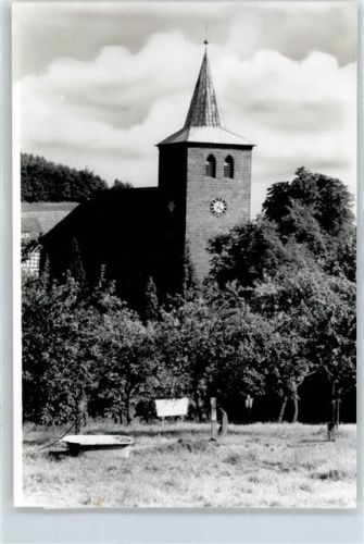 Wulferdingsen Foto mit Negativ, Kirche