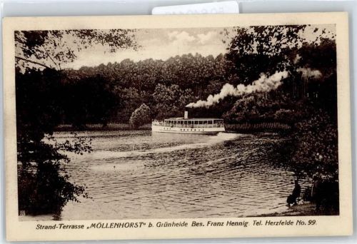 Grünheide Dampfer , Terrasse Möllenhorst