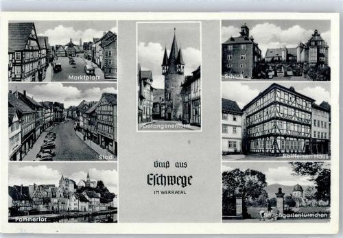 Eschwege Marktplatz , Pommertor , Stad