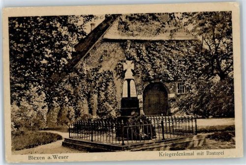 Blexen Kriegerdenkmal , Pastorei