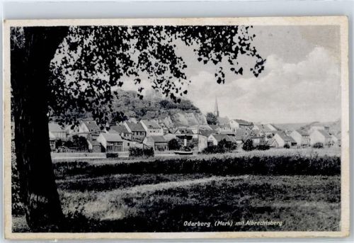 16248 O1305 Oderberg , Mark Gebrauchsspuren Albrechtsberg