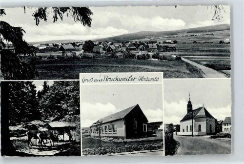 Bruchweiler Gesamtansicht, Wild, Kirche