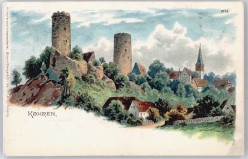 Kohren-Sahlis Burg, Teilansicht