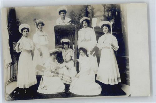 Ohrdruf Frauen Theateraufführung , Foto-Karte