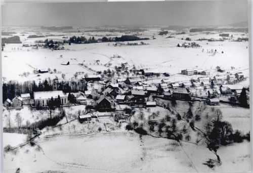 Eglofs Winterlandschaft , Fliegeraufnahme