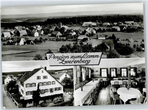 75385 W7264 Zwerenberg , Kr Calw - Pension zum Lamm