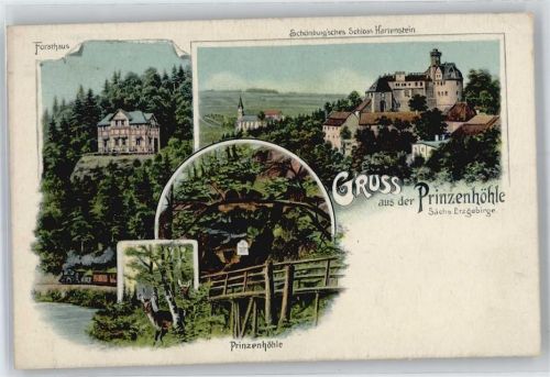 Stein Schönburg´sches Schloß Hartenstein, Prinzenhöhle, Forsthaus