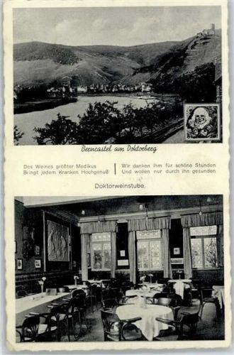 Bernkastel-Kues Wandrelief der Doctor-Weinstube, Doktorberg