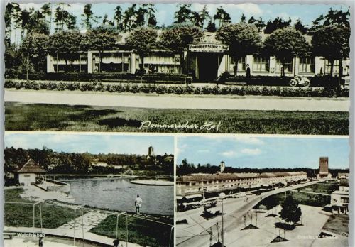 Espelkamp Gaststätte "Pommerscher Hof" Waldfreibad Breslauer Strasse